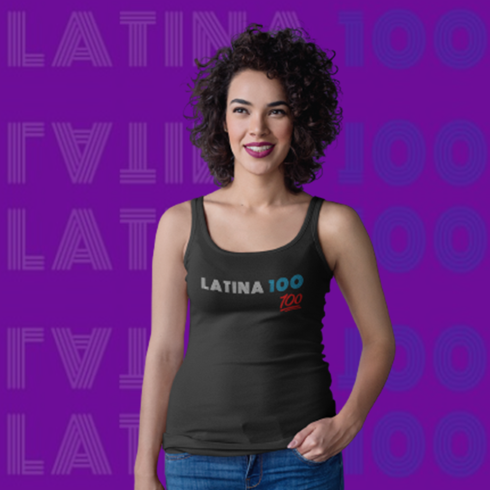 Women's Racerback Tank - Latina 100